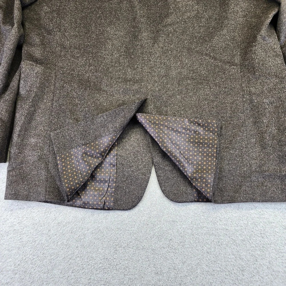 Lauren Ralph Lauren Mens 50L Gray Silk Wool Cashmere Blazer Sport Coat Jacket